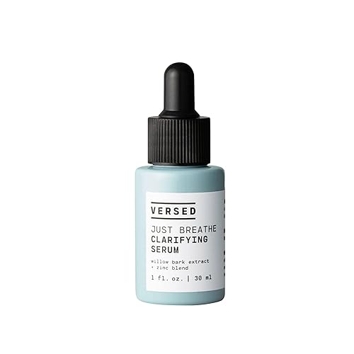 Versed Just Breathe Clarifying Facial Serum - Blend of Antioxidants, Niacinamide, White Willow and Zinc Helps Reduce Blemishes, Decongest Pores