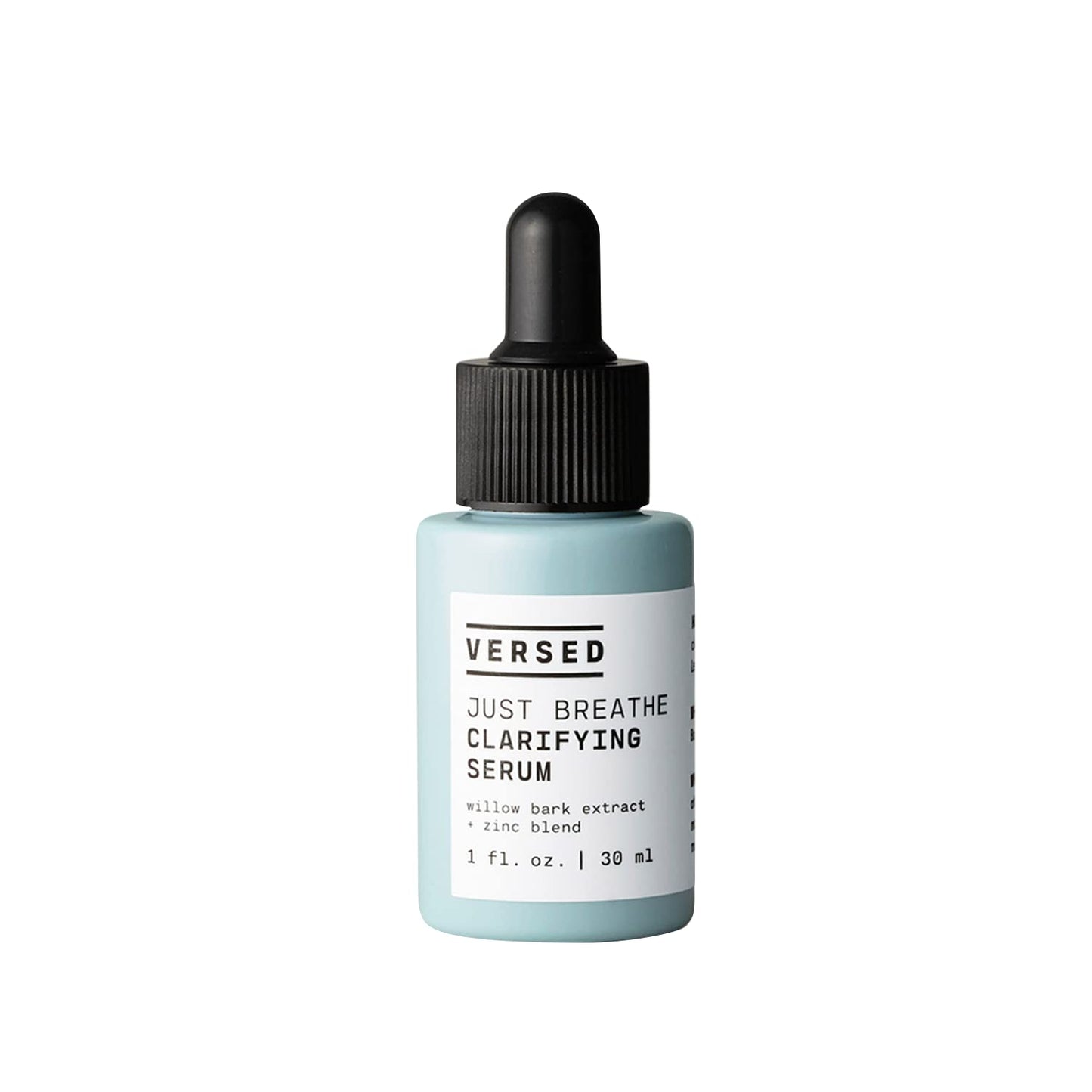 Versed Just Breathe Clarifying Facial Serum - Blend of Antioxidants, Niacinamide, White Willow and Zinc Helps Reduce Blemishes, Decongest Pores