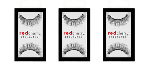 Red Cherry Eyelashes #747m (3 Pair Packs)
