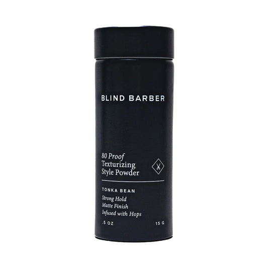 Blind Barber 80 Proof Texturizing Powder - Hair Styling Texture Powder for Men - Builds Weightless Volume - Matte Finish - Medium-to-Strong Hold Hair