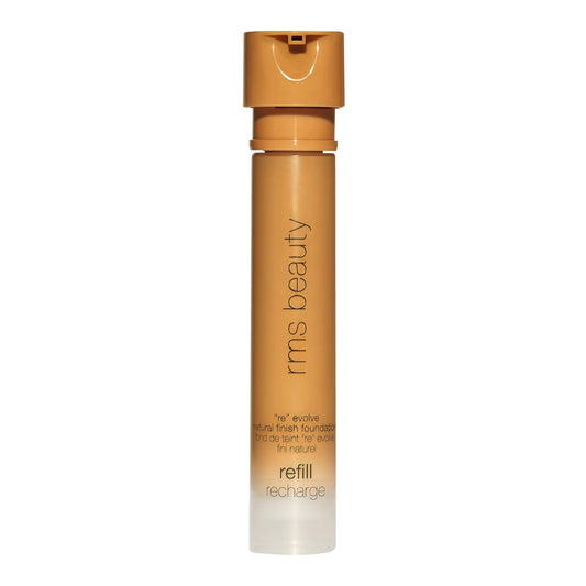 RMS Beauty ReEvolve Medium Coverage Liquid Foundation - Skincare-Infused, Natural Finish - Non-Comedogenic & Silicone-Free - 12-Hour Wear - Refillable