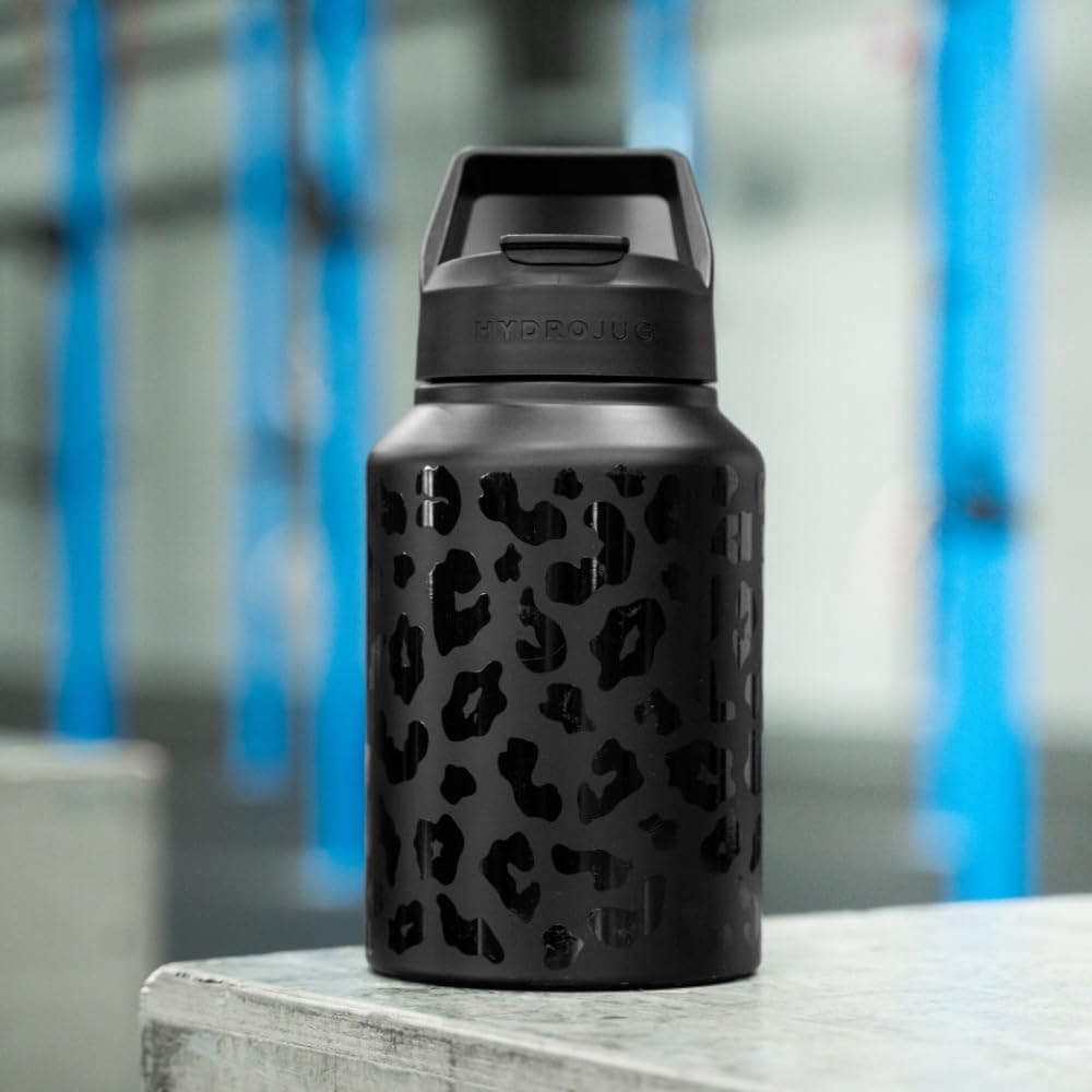 HydroJug Sport - Stainless Steel Tumbler with Straw, Vacuum Insulated, 64oz Leakproof Water Bottle, Ergonomic Design, Reusable, Dishwasher Safe…