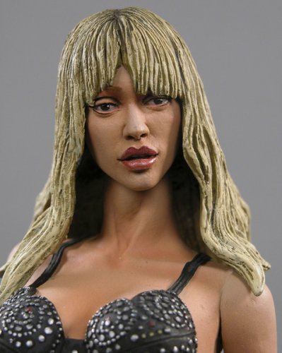 NECA Sin City Ser 1 Nancy Color(Jessica Alba) wavy hair