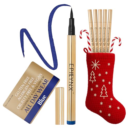 Liquid Eyeliner - Hypoallergenic Eyeliner with Fine Brush Tip, Long-Lasting Waterproof Eye Liner - Cruelty-Free, Vegan, Hypoallergenic, Gluten-Free