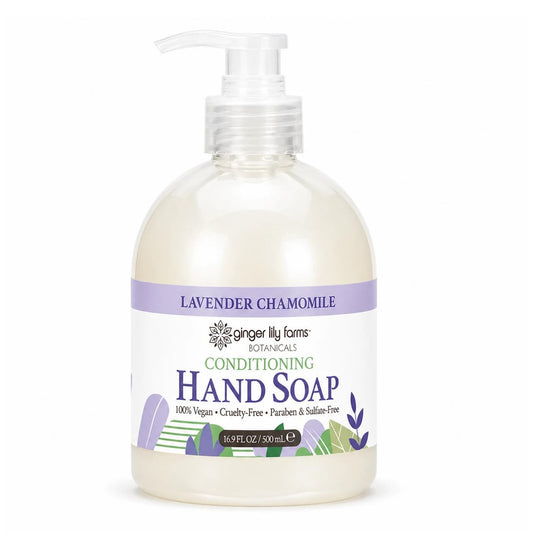 Ginger Lily Farms Botanicals Conditioning Liquid Hand Soap Refill, 100% Vegan & Cruelty-Free, Lavender Chamomile Scent, 16.9 Fl Oz Beauty & Personal Care Ginger Lily Farms