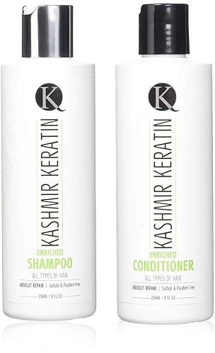Keratin Enriched 8oz Hair Care Sets (8 Ounce Shamp/Cond)