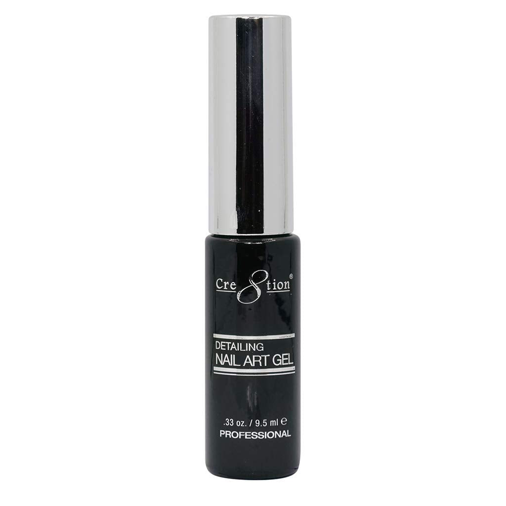 Cre8tion Detailing Nail Art Gel Striper (01 Black) Beauty & Personal Care Cre8tion
