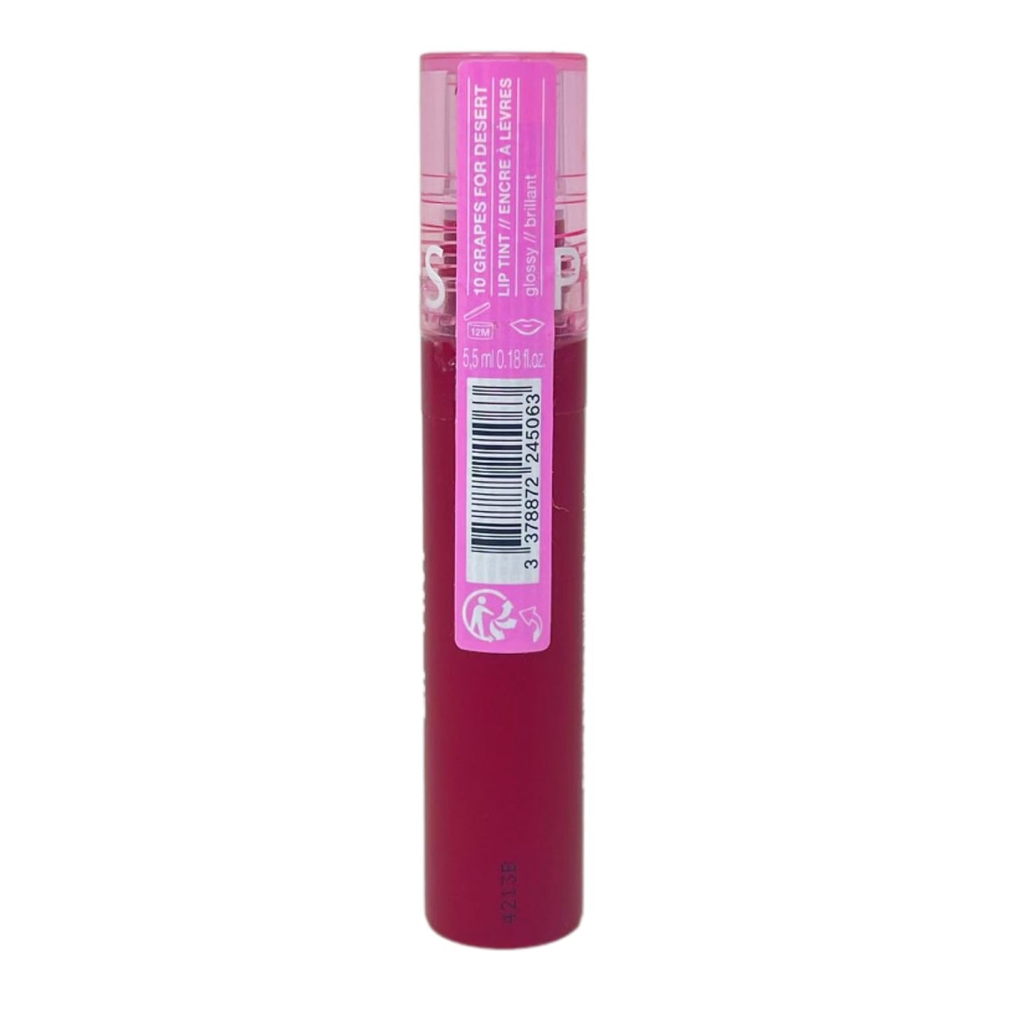SEPHORA Collection Totally Juicy Lip Tint - 10 Grapes for Dessert (bright burgundy) - 5.5 mL / 0.18 fl oz