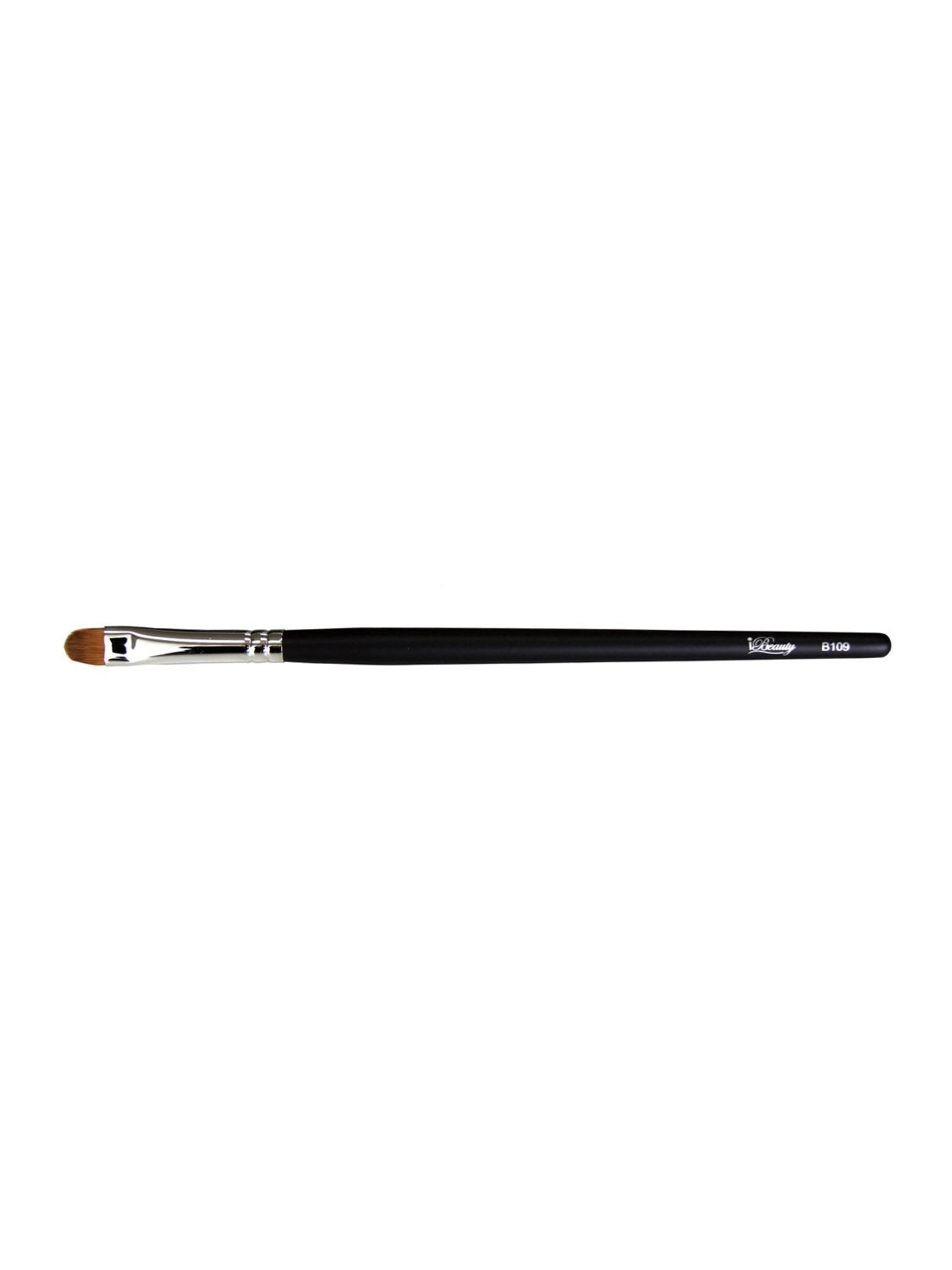 iBeauty Make Up Brush - Professional Line - Medium Soft - 7 1/4" in Black - B109 (Lamb Hair) - Sustainable