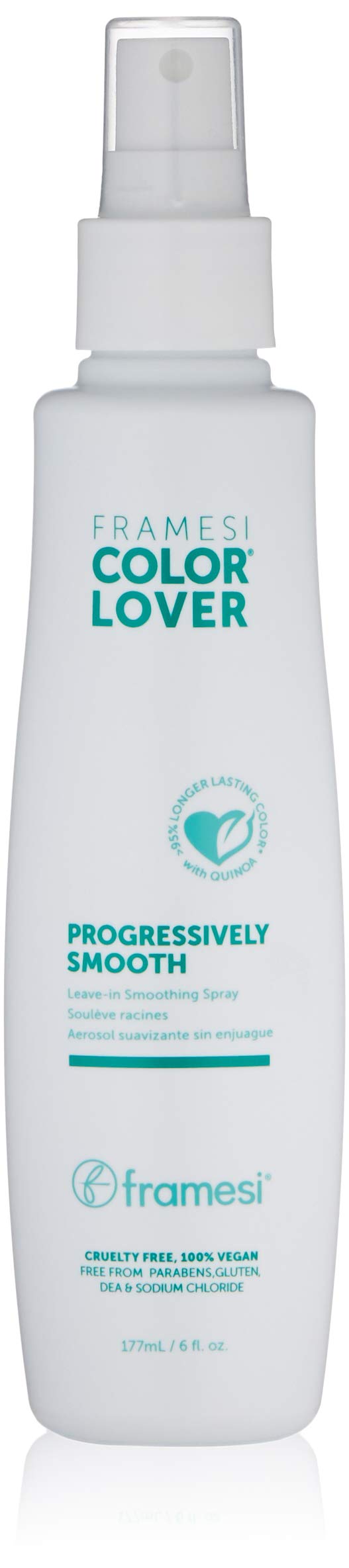 FRAMESI Color Lover Progressively Smooth Leave In Smoothing Spray, 6 fl oz, Leave In Conditioner for Color Treated Hair