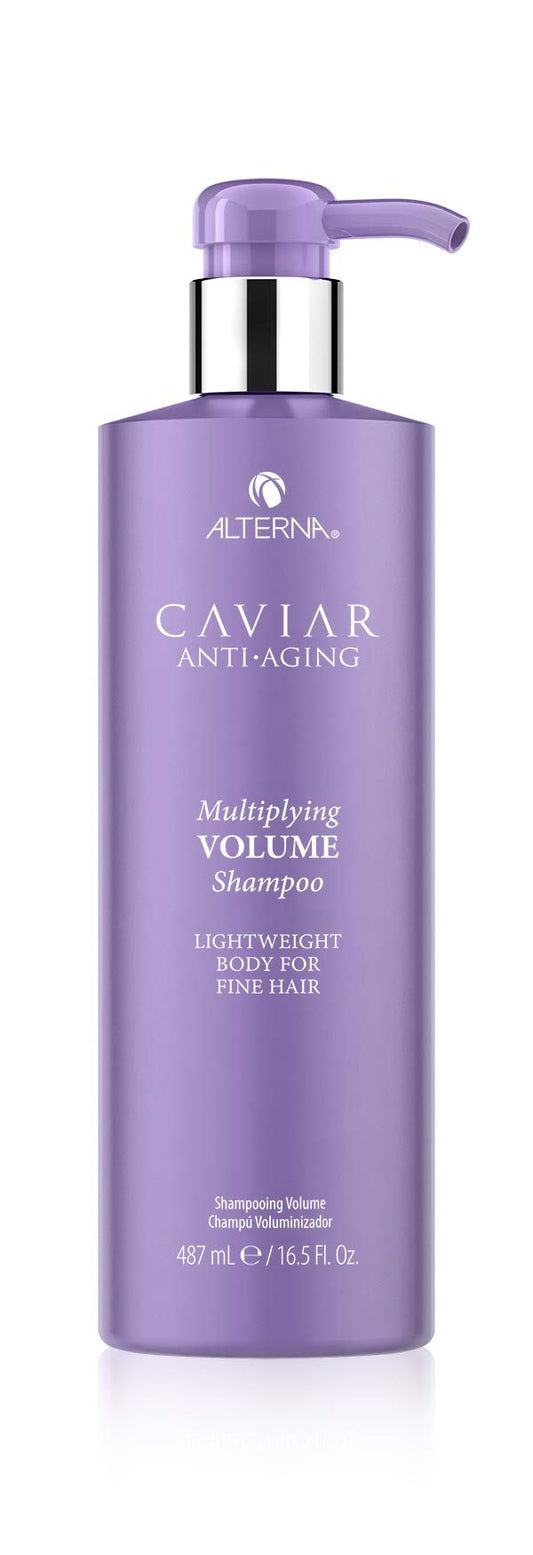Alterna Haircare CAVIAR Anti-Aging Multiplying Volume Shampoo, 16.5 Fl Oz | For Fine, Limp or Thin Hair | Create Instant Volume and Thickness |