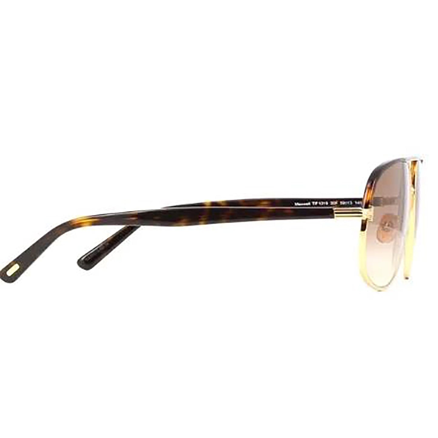 Tom Ford MAXWELL FT 1019 Shiny Gold/Brown Shaded 59/13/140 unisex Sunglasses