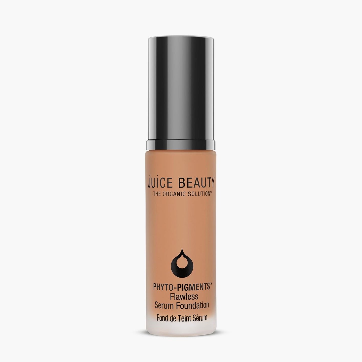 Juice Beauty Phyto?Pigments Flawless Serum Foundation - Non-Comedogenic, Long-Wear & Buildable Medium-to-Full Coverage - Vegan, Clean Hydrating Liquid Makeup for All Skin Types, 30 mL, 15 Rosy Sand