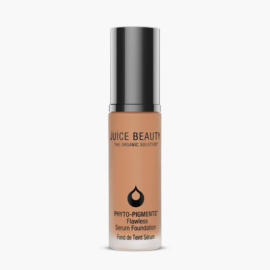 Juice Beauty Phyto?Pigments Flawless Serum Foundation - Non-Comedogenic, Long-Wear & Buildable Medium-to-Full Coverage - Vegan, Clean Hydrating Liquid Makeup for All Skin Types, 30 mL, 15 Rosy Sand
