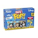 Funko Bitty POP! Disney - Goofy, 4-Pack - Goofy, Chip, Minnie Mouse (Hands Folded) and A Surprise Mystery Mini Figure - 0.9 Inch (2.2 Cm) Collectable…