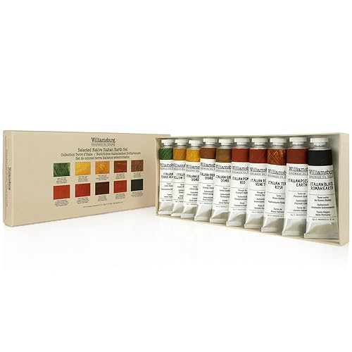 Williamsburg Artist Oil Colors by GOLDEN, Native Italian Earth Set
