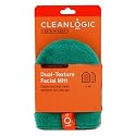 Clean Logic Dual-Texture Facial Mitt Sensitive Skin (Pack of 2)
