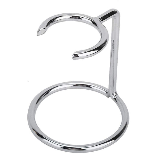 Men Razor and Shaving Brush Stand, Stainless Steel Shave Brush Holder Razor Storage Protect Shaving Kit Fits Most Razors and Brushes for Salon Home Beauty and Personal Care BORDSTRACT