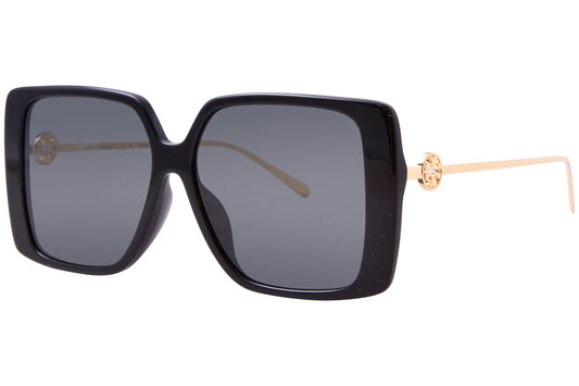 Tory Burch Sunglasses TY 7205 D 170987 Black/Dark Grey Polyamide Standard, 56/14/145