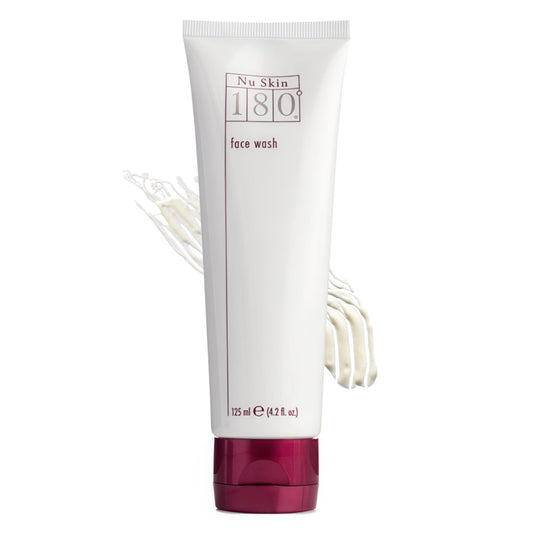 Nu Skin 180°® Face Wash | Aging Cleanser | Vitamin C Face Wash for Youthful Appearance | Fine Lines Reduction & Face Moisturizer | 4.2 Fl Oz | 1 Pack