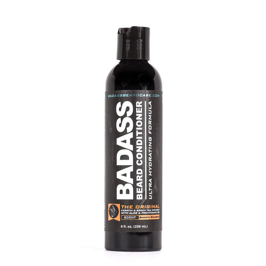 Badass Beard Care Beard Conditioner For Men - THE ORIGINAL, 8oz - Made of Natural Ingredients for A Healthy, Soft, & Itch Free Beard and Mustache