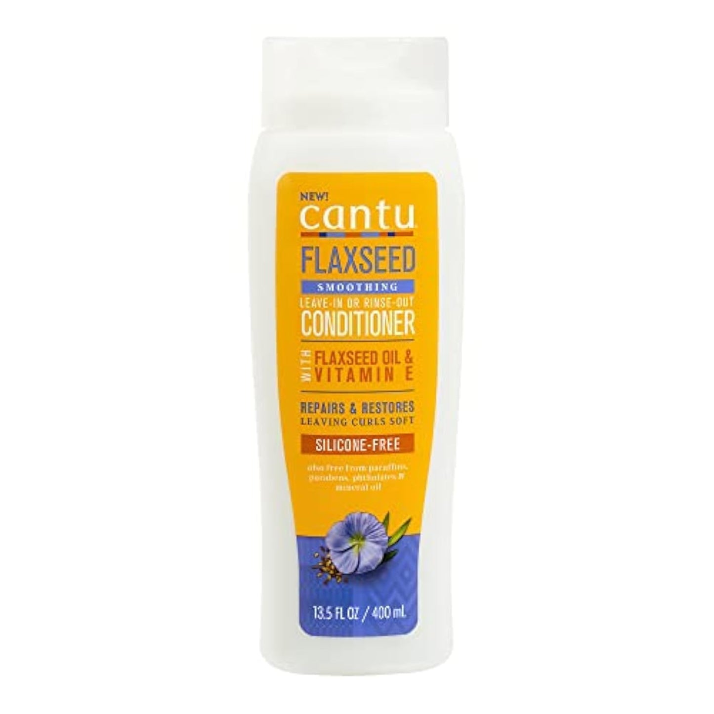 Cantu Flaxseed Conditioner Leave-In Or Rinse-Out 13.5 Ounce