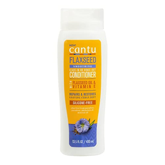 Cantu Flaxseed Conditioner Leave-In Or Rinse-Out 13.5 Ounce
