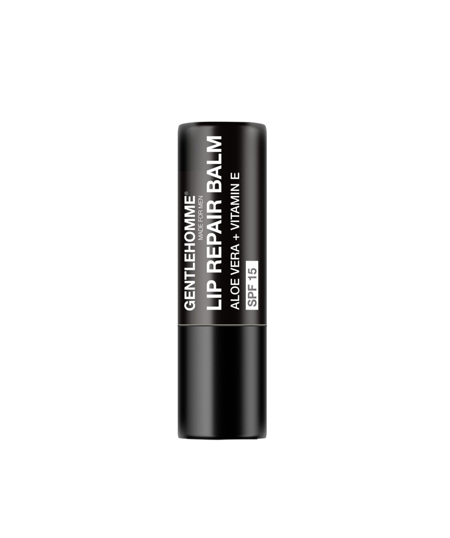 Gentlehomme - Lip Repair Balm - Men’s Lip Balm with SPF 15 - With Aloe Vera & Vitamin E - Repair & Hydrate Dry, Cracked, Chapped Lips - Long-Lasting