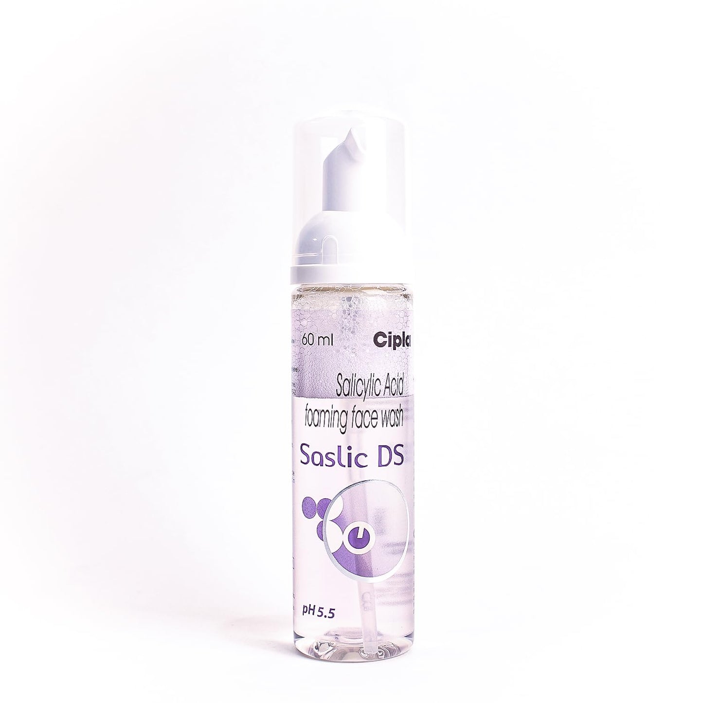 Cipla Sas_lic DS Foaming Face Wash (60ml) (pack of 2)