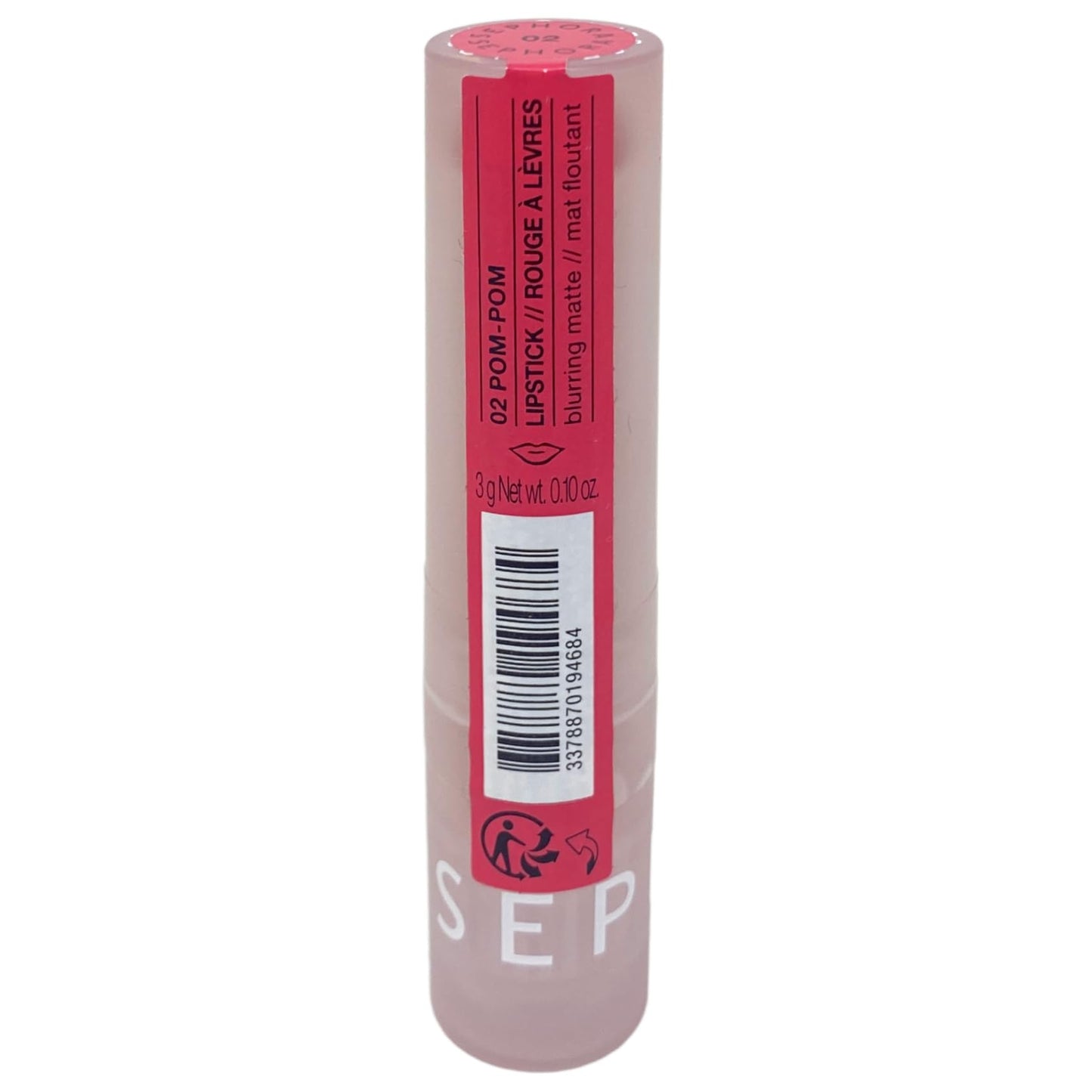 SEPHORA Collection Cloud Blurred Matte Lipstick - 02 Pom-Pom (3 g / 0.10 oz)