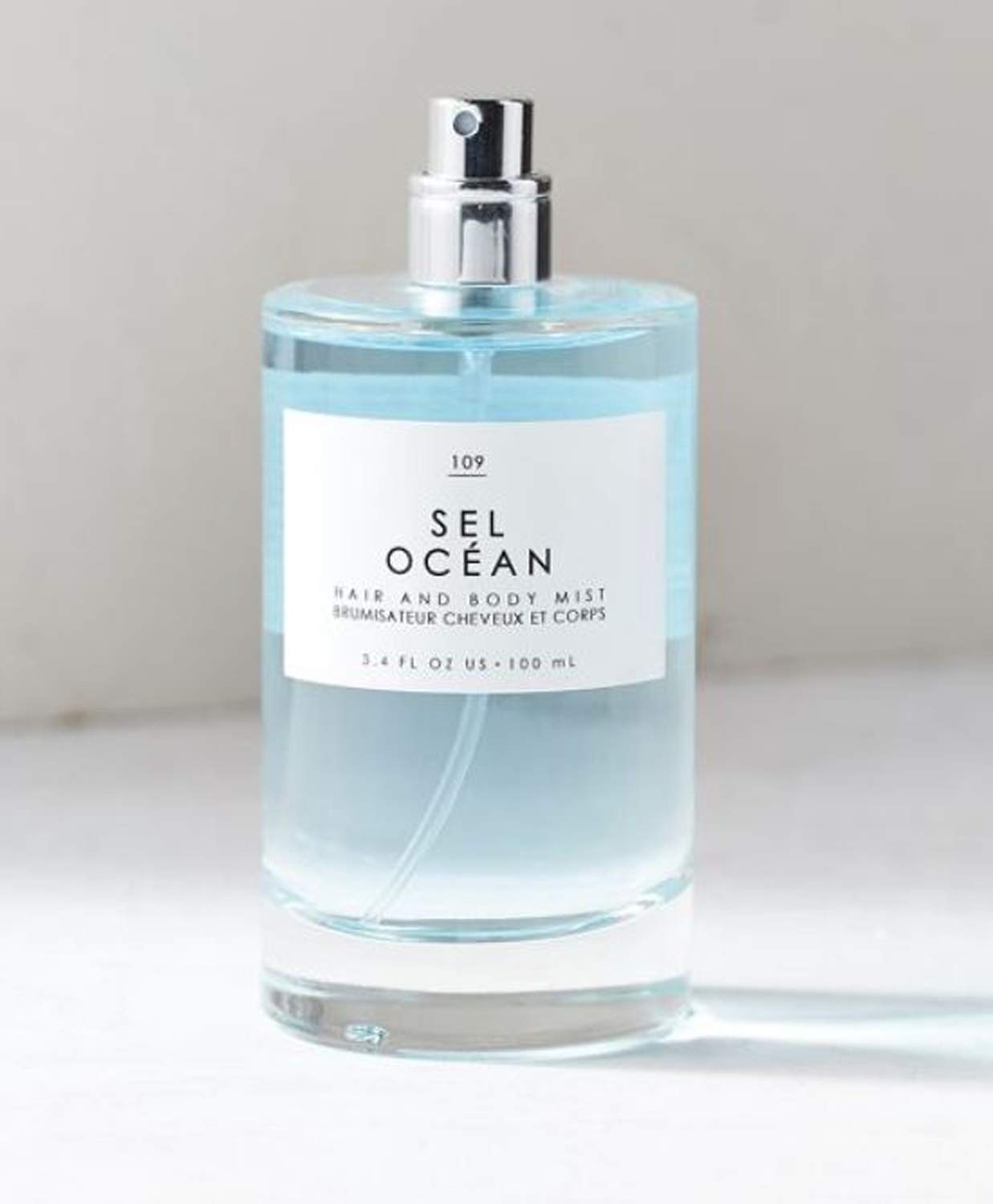 Gourmand Sel Ocean Hair + Body Mist 3.4 Fl.Oz! Blend Of Honeysuckle, Muguet And Pink sea salt! Perfumed Hair & Body Mist For All Day Long-Lasting