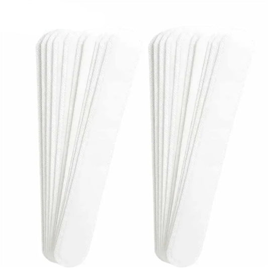 Cyyaog Collar Protectors for Shirts 100pcs Hat Sweat Absorber Stickers Anti-Dirt Sports Belt Cap Rim Invisible Tape(White) Beauty and Personal Care Cyyaog