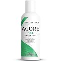 Adore Semi Permanent Hair Color (194 Sweet Mint) | Vegan & Cruelty-Free Green Hair Dye | No Ammonia, No Peroxide, No Alcohol | 4 Fl Oz