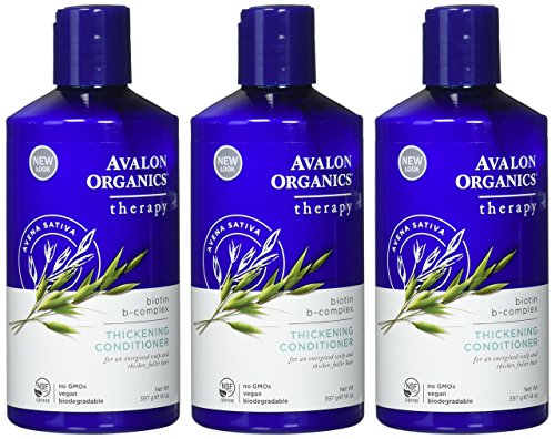 Avalon Organics Thickening Conditioner, 14 Ounce (Pack of 3)