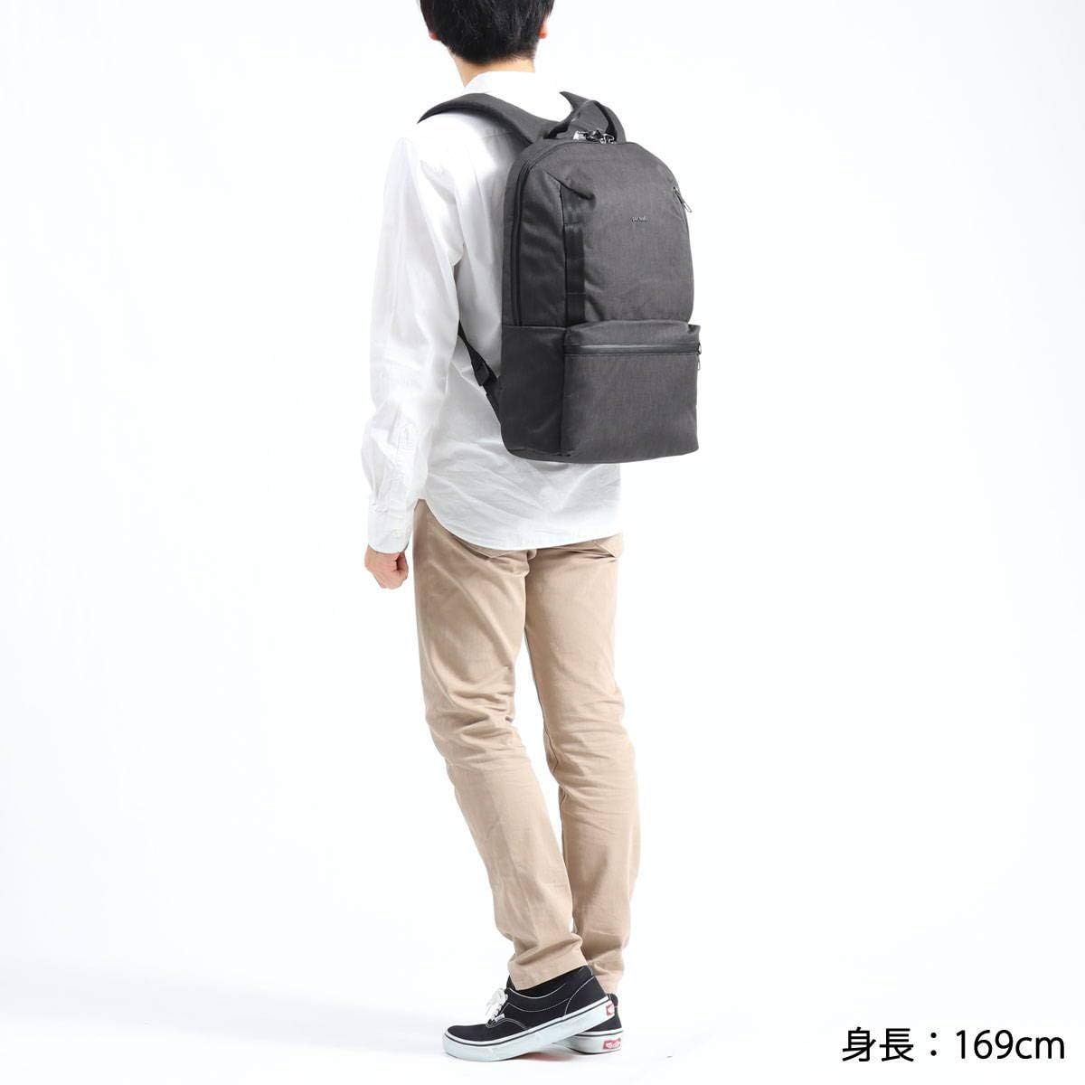 Pacsafe Metrosafe X Anti Theft 20L Backpack - with Padded 15" Laptop Sleeve, Black