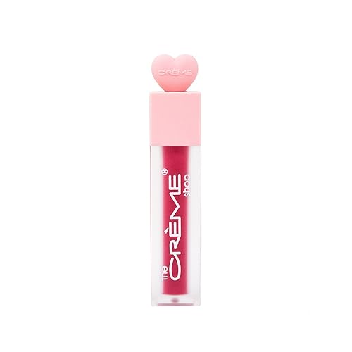 The Crème Shop Ultra-Moisturizing, 12HR+ Long-Lasting Glossy Lip Stain - Sunflower Seed Oil & Glycerin Infused for Soft, Hydrated Lips - NEW FLAME
