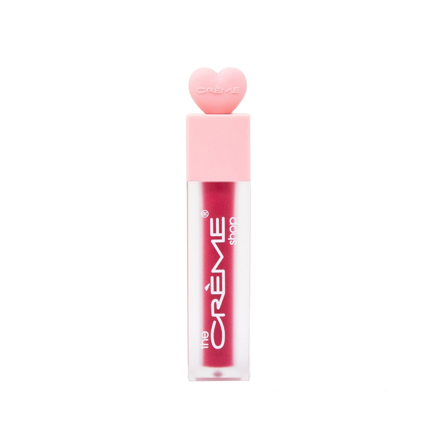 The Crème Shop Ultra-Moisturizing, 12HR+ Long-Lasting Glossy Lip Stain - Sunflower Seed Oil & Glycerin Infused for Soft, Hydrated Lips - NEW FLAME