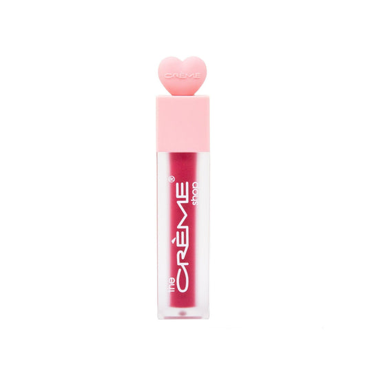 The Crème Shop Ultra-Moisturizing, 12HR+ Long-Lasting Glossy Lip Stain - Sunflower Seed Oil & Glycerin Infused for Soft, Hydrated Lips - NEW FLAME