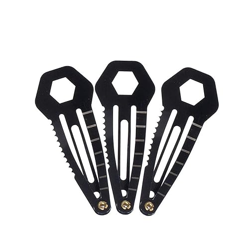 3 Pack, Multi Tool Tactical Hair Clip - Universal Survival Kit for Women