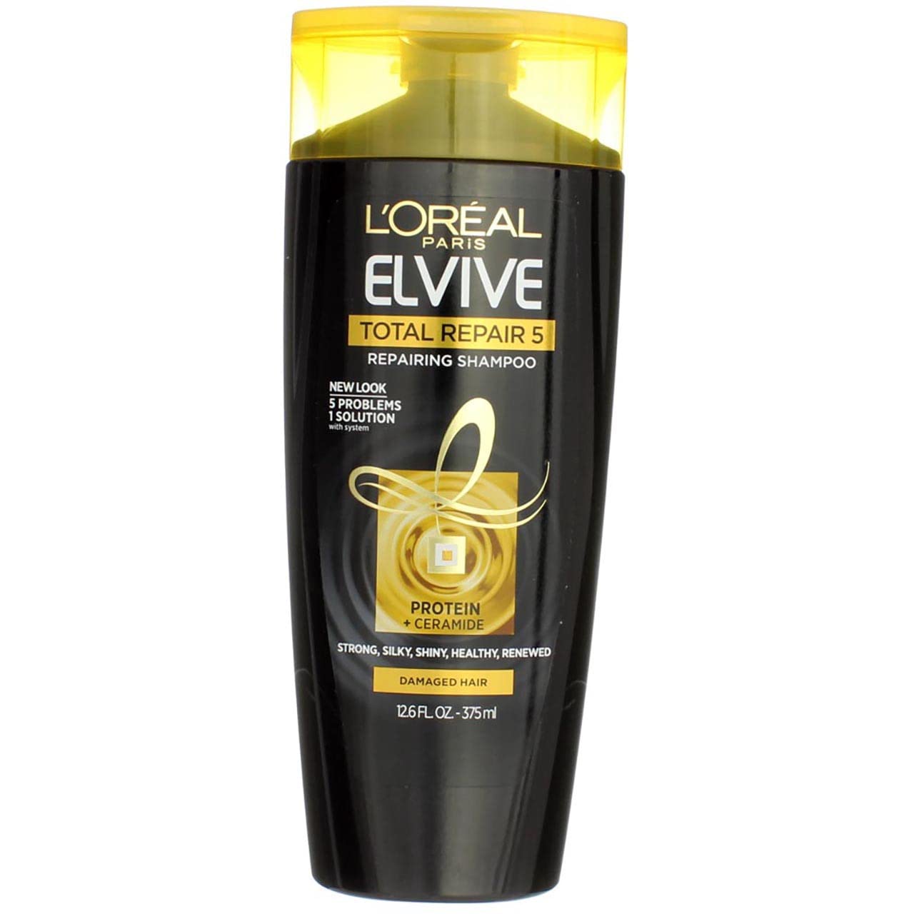 L'Oreal Paris Elvive Total Repair 5 Repairing Shampoo, 12.6 fl oz (4 pack) (Bundle)