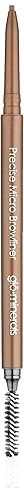 Glo Skin Beauty Precise Micro Browliner in Blonde - Fine Tip Precision Eyebrow Pencil - 6 Shades, Mineral Eye Brow Filler