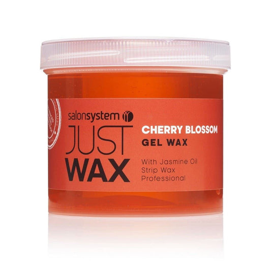 Salon System Just Wax Cherry and Jasmine Gel Wax Spa with A Succulent Aroma of Cherry Blossom 450g Beauty and Personal Care Salon System