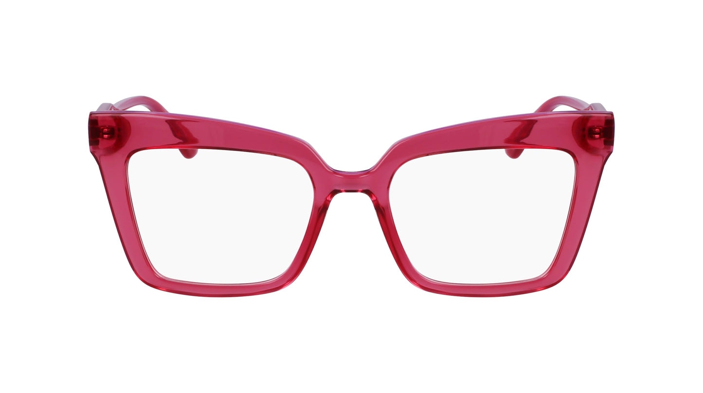 KARL LAGERFELD Unisex Sunglasses, 612 Cherry, 51