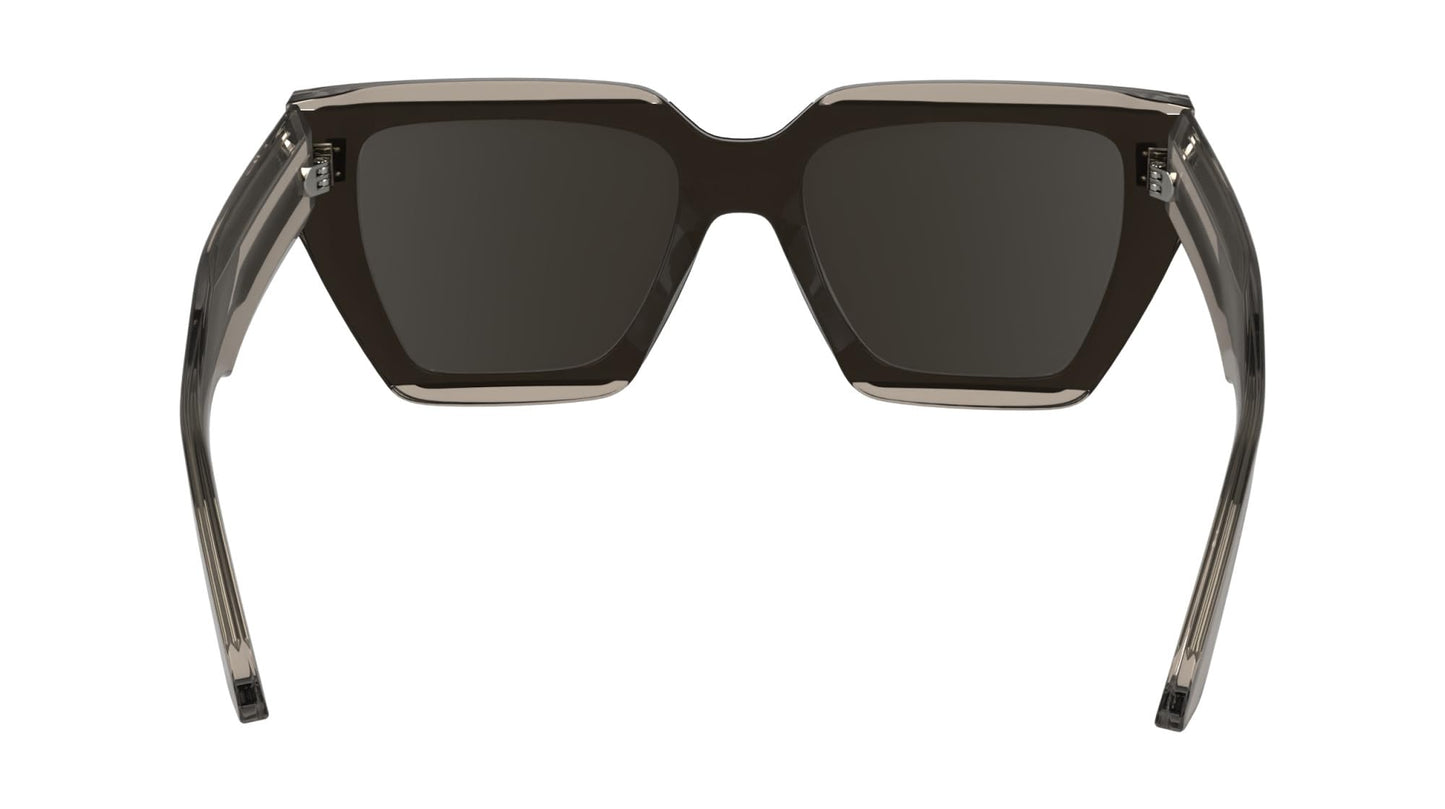 Calvin Klein Women's Sunglasses CK24533S - Nude with Solid Brown Wine Lens