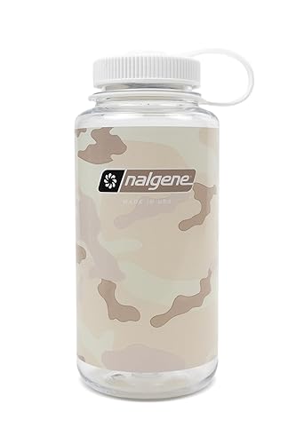 Nalgene 348823 Wide Mouth 32oz Clear - Camo/White