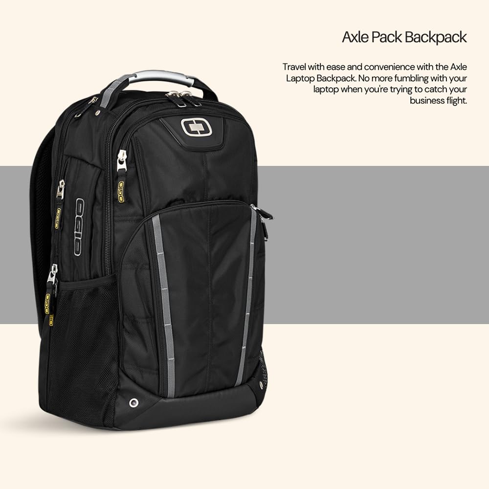 OGIO Axle 17'' Laptop Backpack, Black