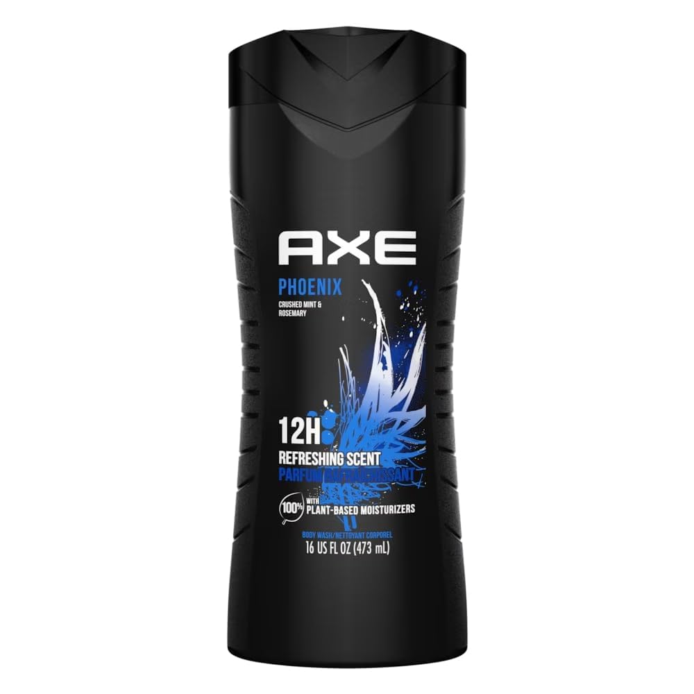 Axe Revitalizing Shower Gel, Phoenix 16 oz (Pack of 10)