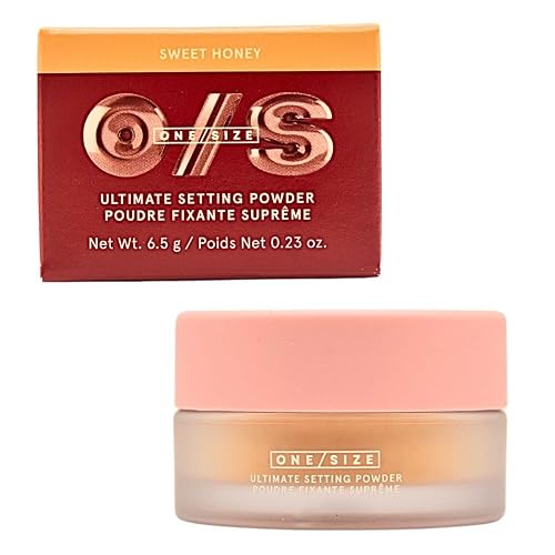 One/Size Mini Ultimate Loose Setting Powder - Sweet Honey (medium to deep skin tones) - 0.23 oz / 6.5 g