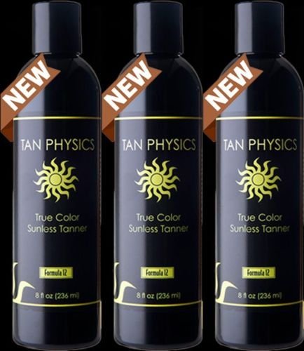 Tan Physics True Color Sunless Tanner, Pack of 3
