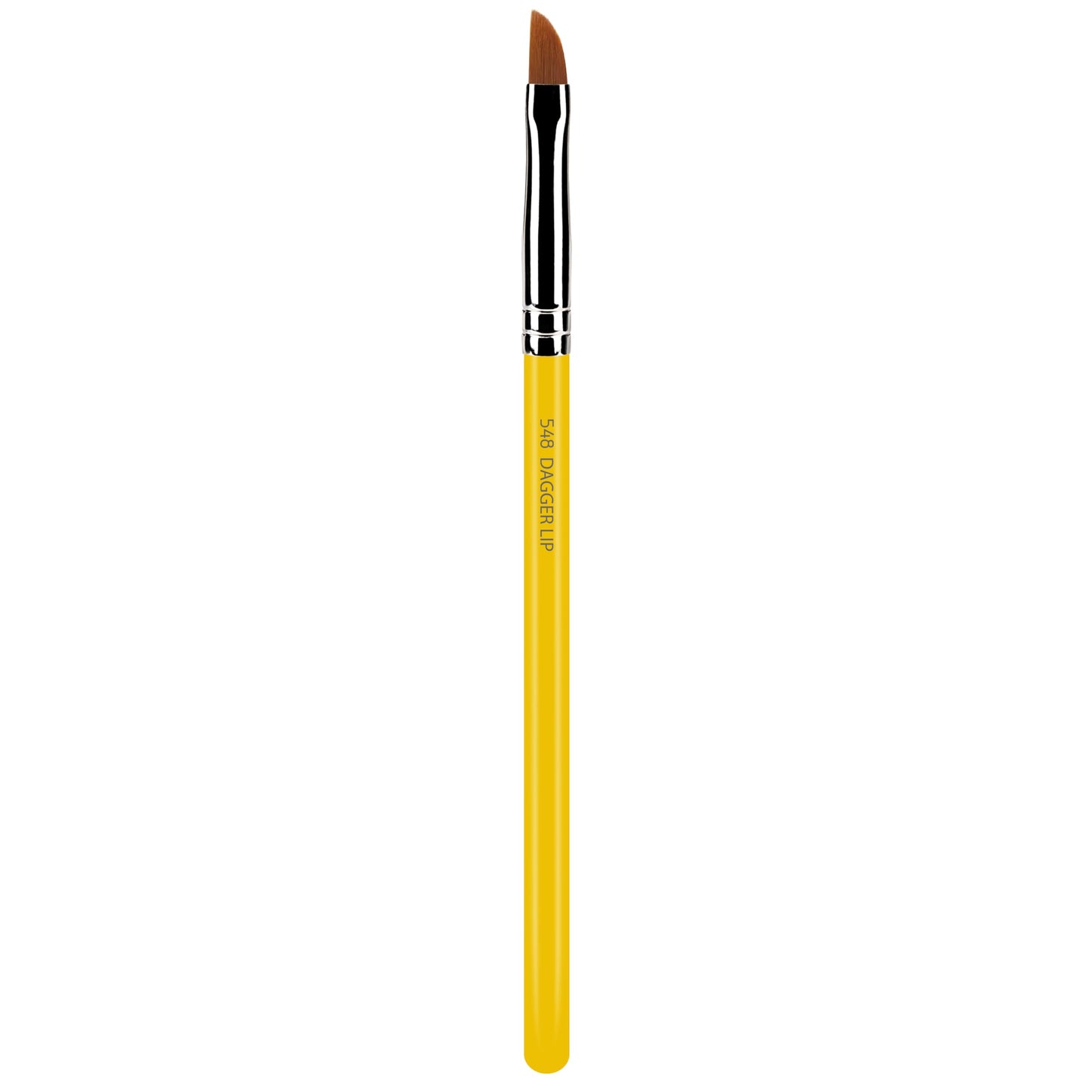 Bdellium Tools Professional Makeup Brush - Studio Series 548 Dagger Lip - With Soft Synthetic Fibers, For Precise Lip Definition (Yellow, 1pc)